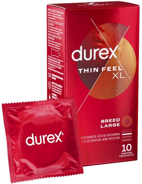 Durex - Kondome Thin Feel XL - 10 Stücke