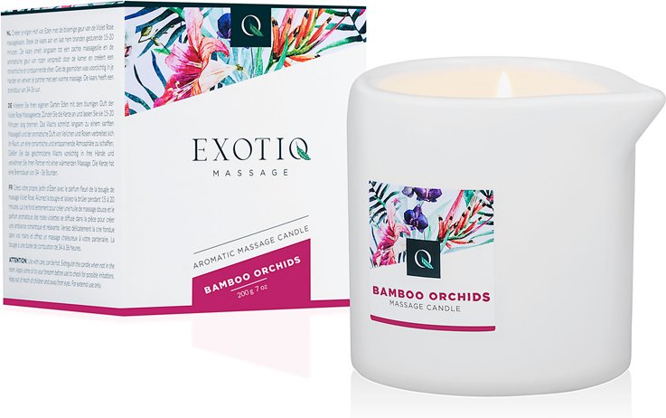 Exotiq Massagekerze Bamboo Orchids - 200g