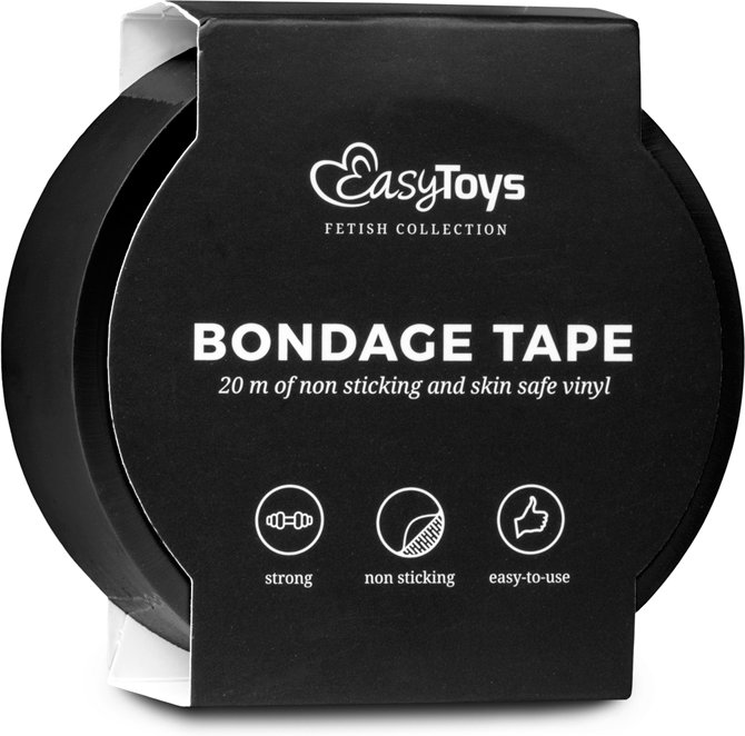 Easytoys Fetish - Schwarzes Bondage Tape - 20m