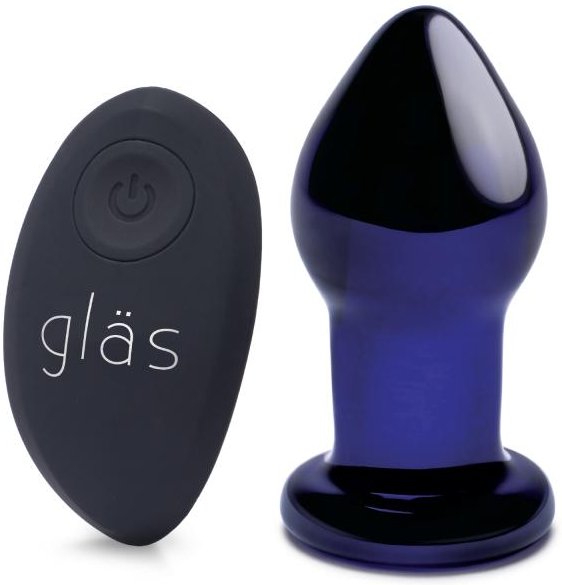 Glas - Rechargeable Remote Controlled Vibrating Butt Plug