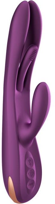 HoneyPlayBox - Terri App-gesteuerter Kinky Finger Tapping Rabbit Vibrator Lila