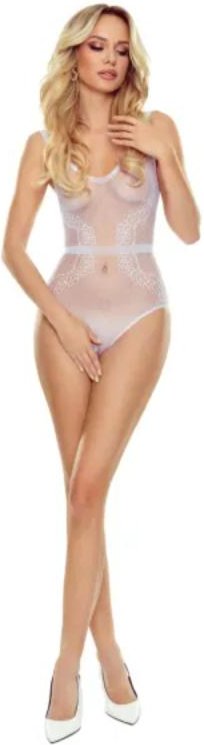 Passion - BS115 Bodystocking - Weiss