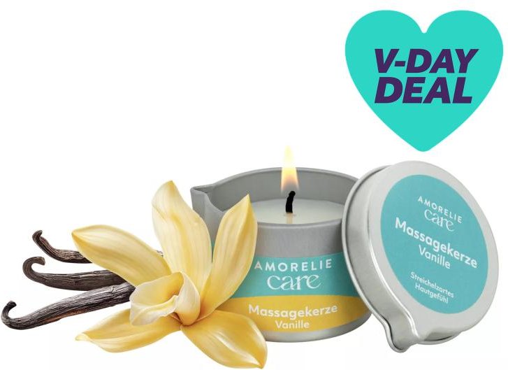 AMORELIE Care »Massagekerze Vanille«