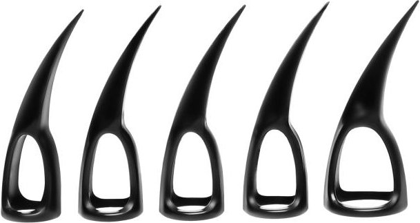 XR Brands - Set mit 10 Krallen - Schwarz