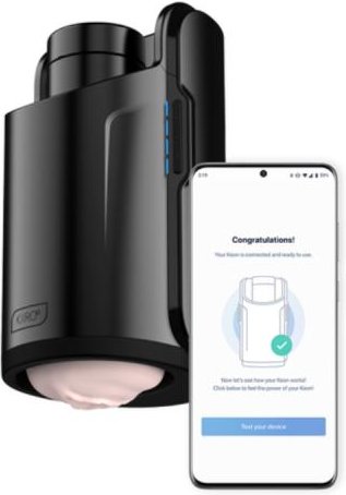 Kiiroo – Keon Combo Set Masturbator WiFi – Mit Feel Stroker – Schwarz