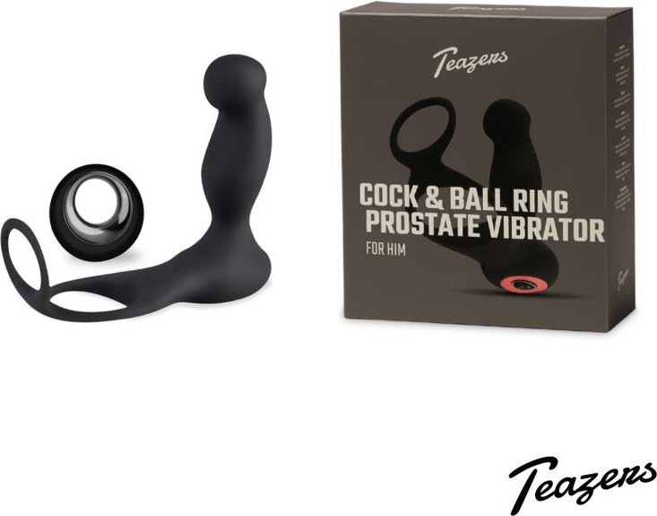 Teazers »Cock & Ball« Prostata-Vibrator mit Penisring