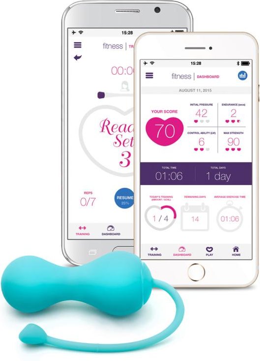 Lovelife by OhMiBod - Krush App Connected Bluetooth Kegel Turquoise
