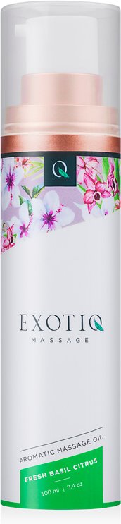 Exotiq Massage Oil Basilikum-Zitrus - 100 ml