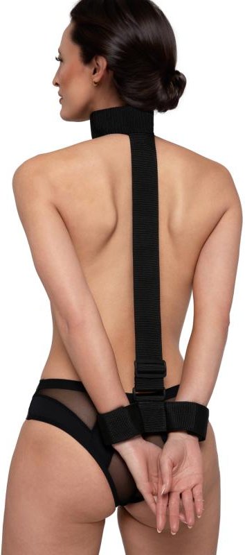 Bedroom Fantasies - Soft Straps Arm- und Halsfesseln - Schwarz