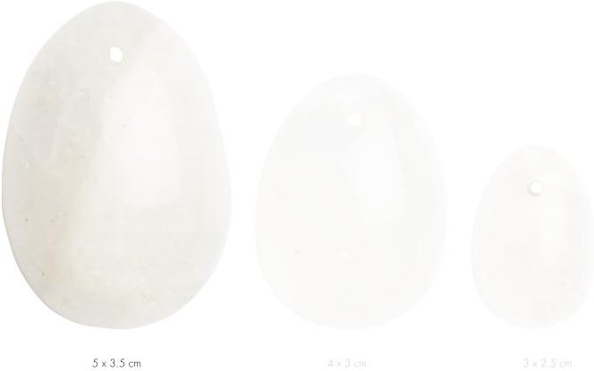 La Gemmes »Quarz« Yoni-Ei Größe L