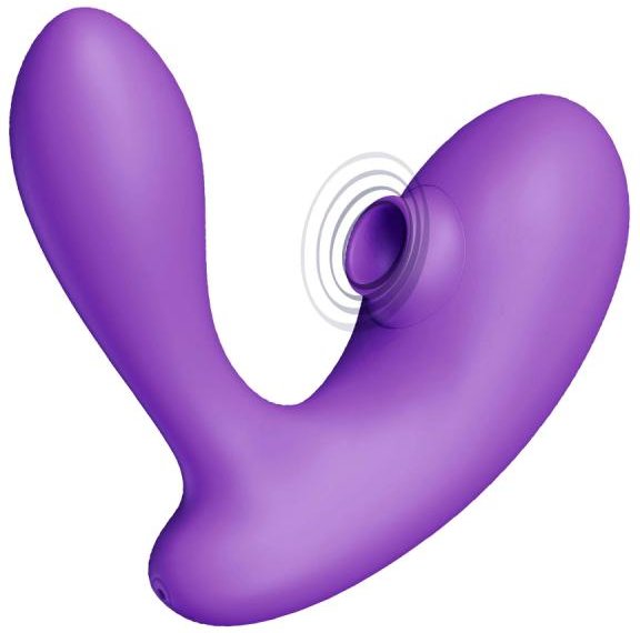 Xocoon - DuoVibe 1 Air Vibrator - Lila