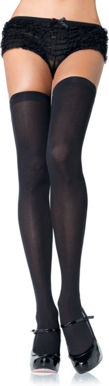 Klassische hohe Kniestrümpfe - Schwarz