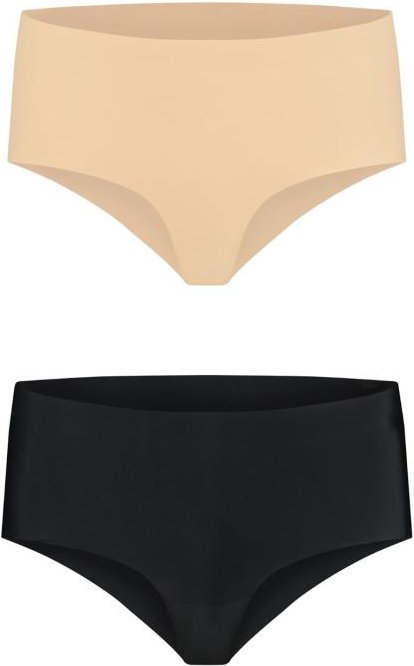 Thumbnail - Bye Bra - Invisible High Brief Nude + Black S
