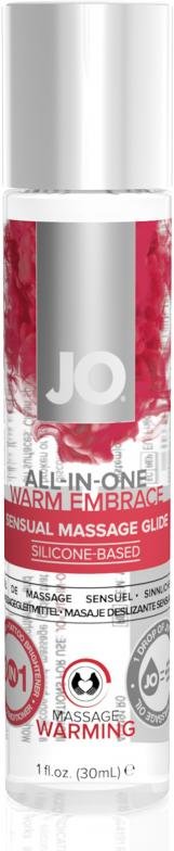 System JO - All-in-One Massage-Gleitmittel - Wärmend & Silikonbasiert