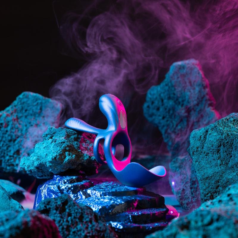 Duits: Hueman - Zenith 3-in-1 Penisring - Fernbedienung