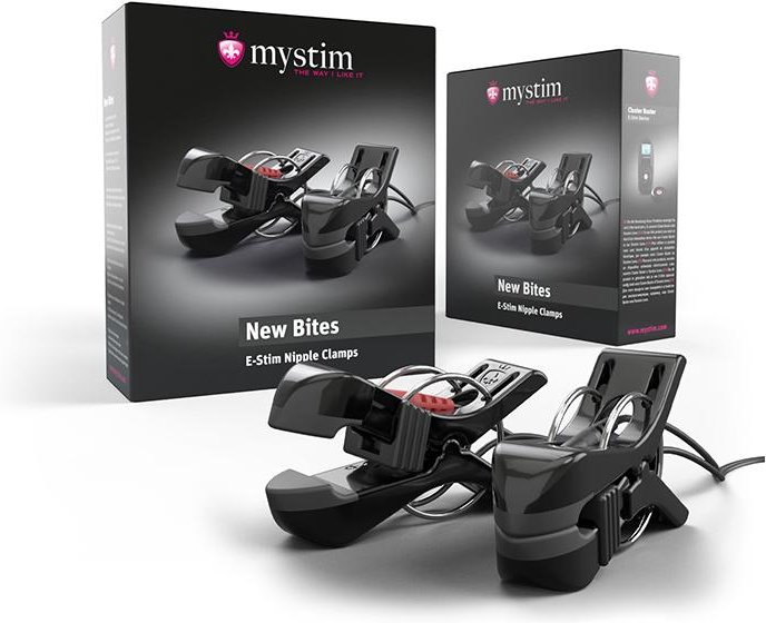 Mystim - Barry Bite Brustwarzenklemmen - Schwarz