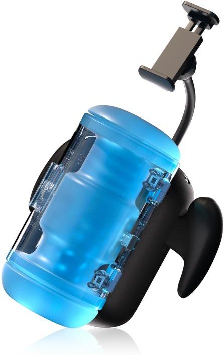 BLOWCAST »Wingman Pro« Silikon-Masturbator mit Vibration & Heizfunktion