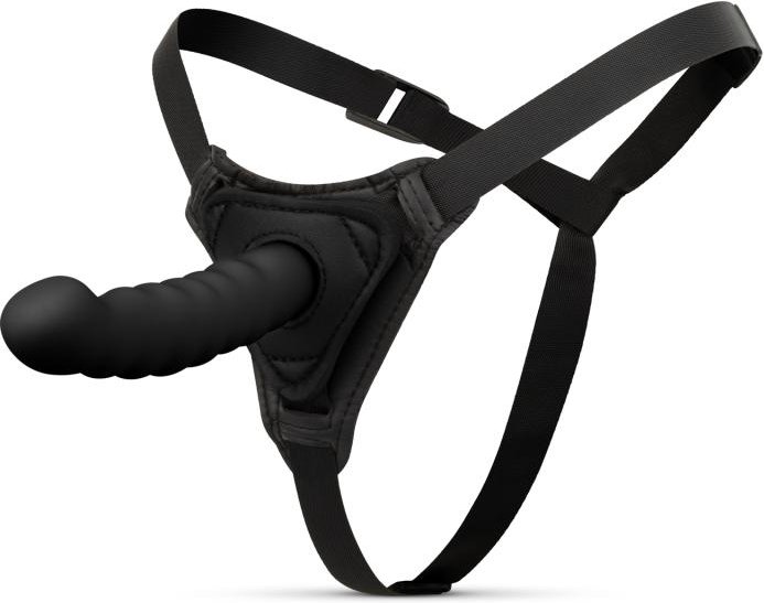 Easytoys Fetish - Silikon Umschnalldildo - gebogen