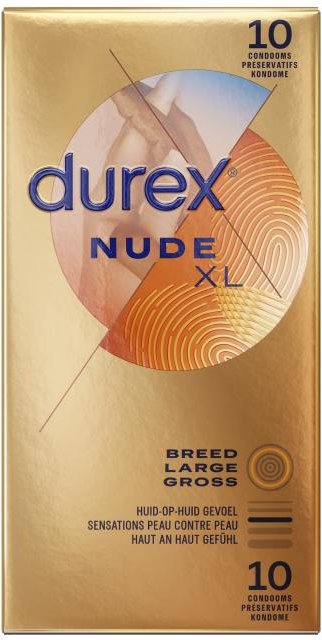 Durex Kondome Nude XL - 10 Stück