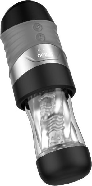 Nexus – Alpha Surge Masturbator mit Rotation & Saugfunktion – Schwarz