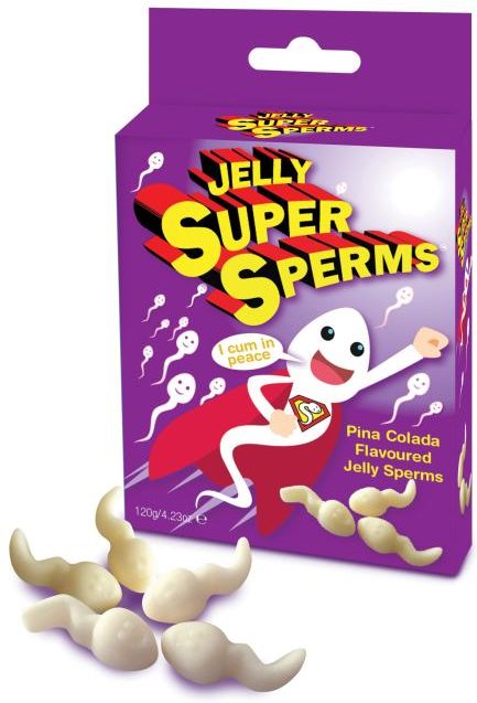 Jelly Super Sperms Pina Colada Flavour