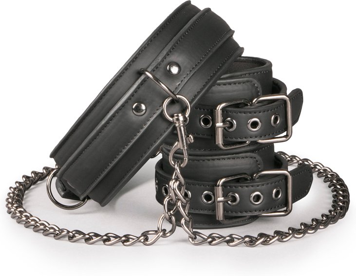 EasyToys Handschellen & Halsband-Set