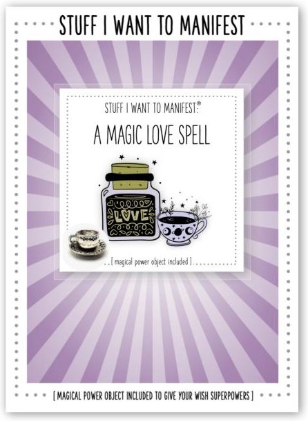 WARM HUMAN – Manifest Grußkarte – Love Spell