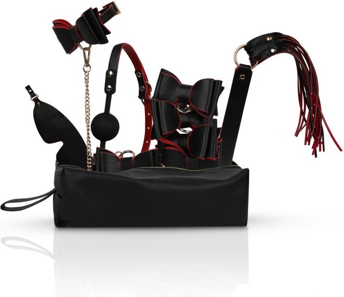 Bedroom Fantasies - Crimson & Ebony - 8-teiliges Luxus-Set