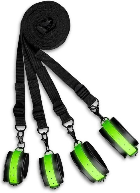 Ouch »Glow in the Dark« Bettfesseln