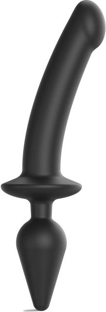 Strap-On-Me - Switch Plug-in Semi-Realistic Dildo Black S