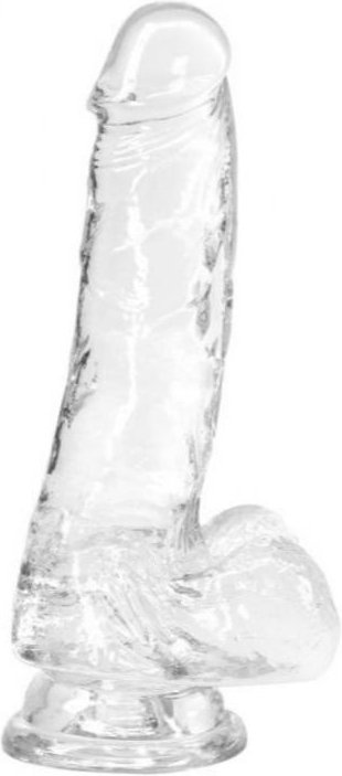 Crystal Addiction - Transparenter Dildo - 18 cm