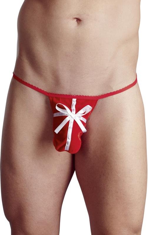 Svenjoyment – String im Geschenk-Design – Rot