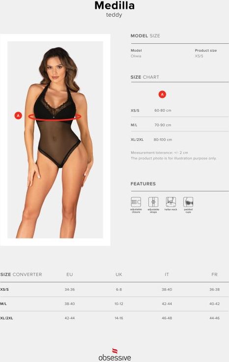 Obsessive - Medilla Teddy - Schwarz