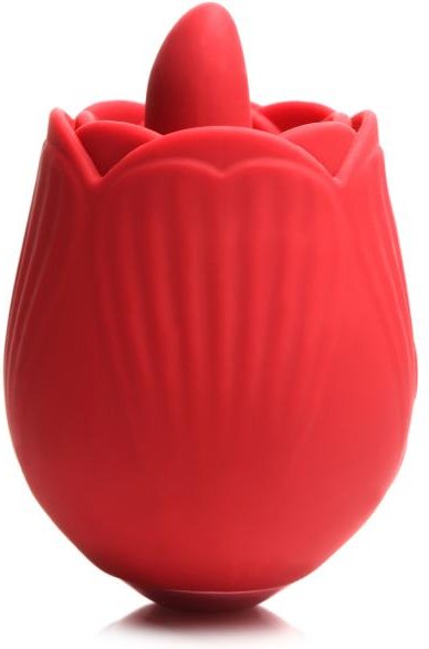 BLOOMGASM - French Rose Leck- und Vibrationsstimulator - Rot