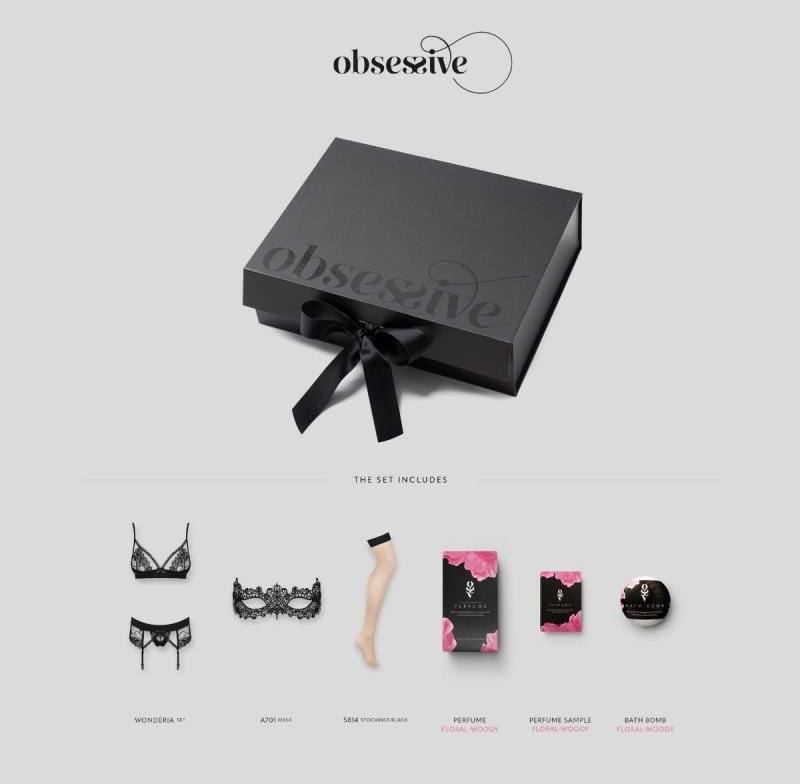 Obsessive – Wonderia Geschenkbox – Schwarz