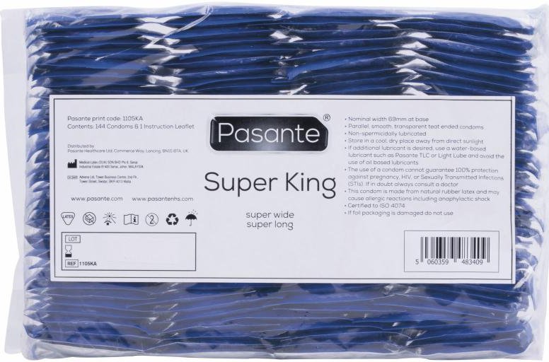 Pasante Super King Size Kondome - 144 Stück