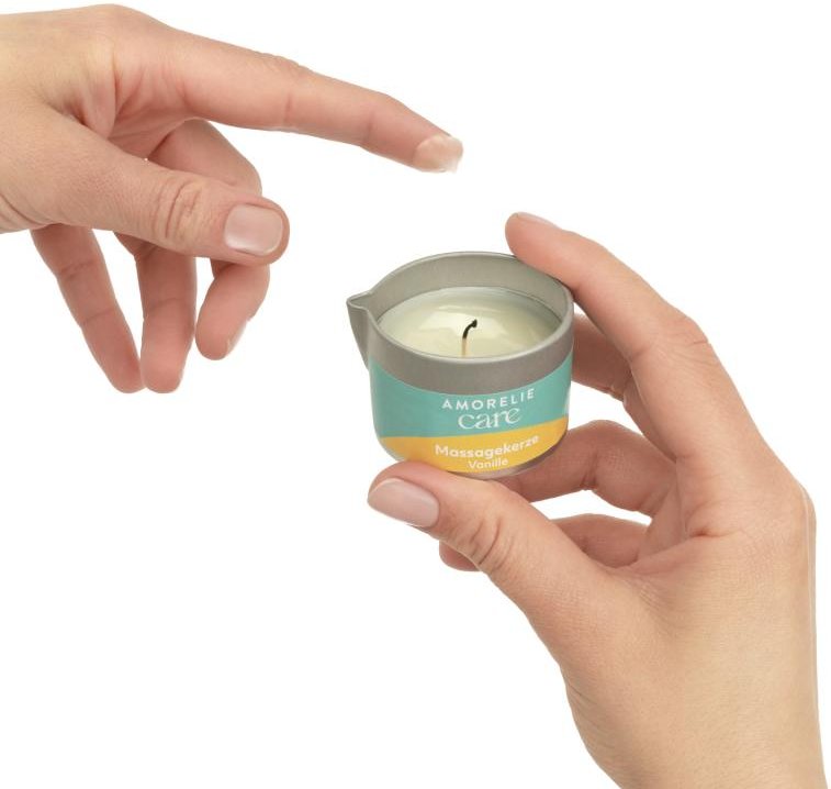 AMORELIE Care »Vanilla« Massagekerze