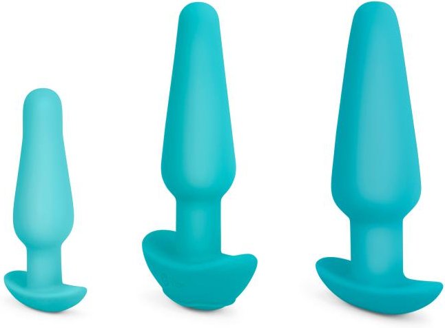 B-Vibe - Anal Training & Education Set Blue