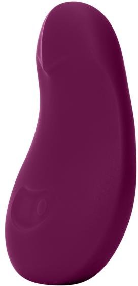 Dame - Pom Flexible Vibrator - Dunkelrot