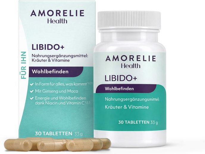 AMORELIE Health »Libido+« für Ihn - 30 Tabletten