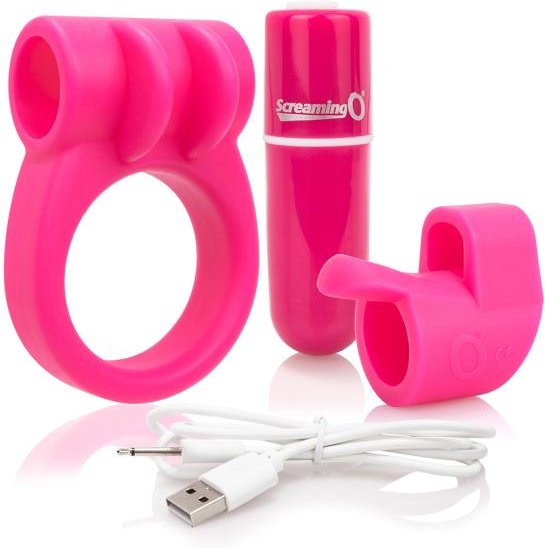The Screaming O - Charged CombO Kit #1 Pink