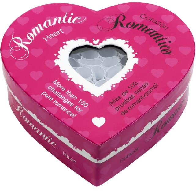 Romantic Heart – Romantisches Pärchenspiel mit Aufgaben – EN/ES