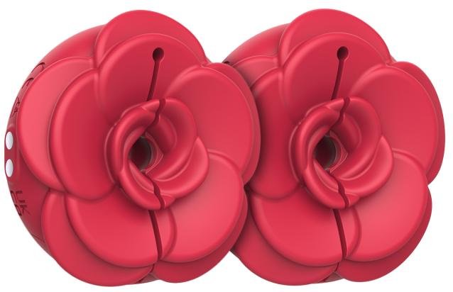 Teazers - Vibrating Nipple Clamps - Rot