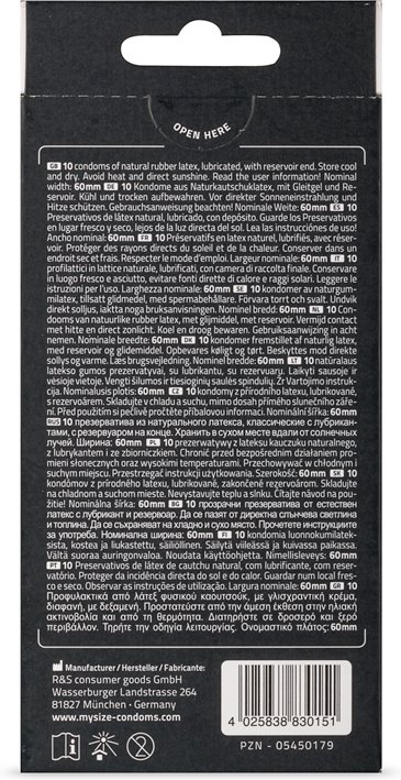 MY.SIZE PRO, 60 mm, 10 Stk.