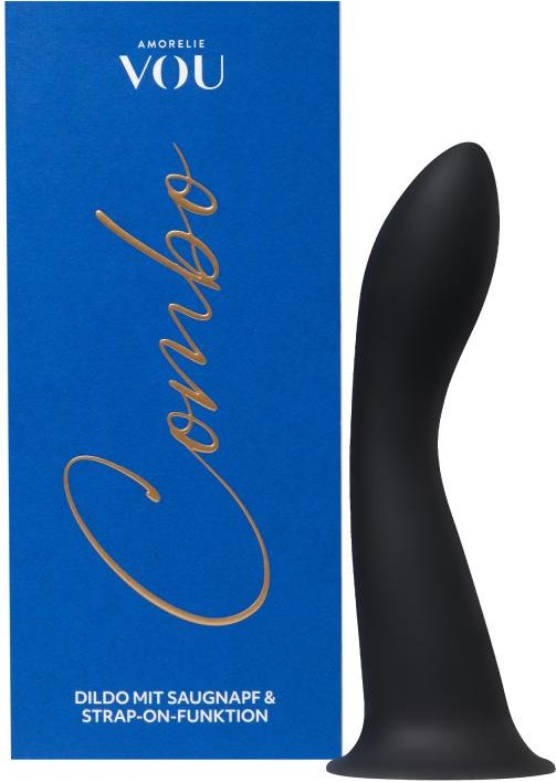 AMORELIE VOU »Combo« Dildo mit Saugnapf & Strap-on-Funktion