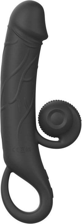 Online Only - Double Lust Realistischer Snail Vibrator - Schwarz