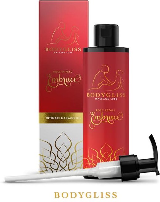 BodyGliss - Massageöl und Gleitmittel in 1 Rosenblüten -150 ml