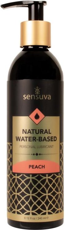 Sensuva - Natural Water-Based Personal Lubricant Peach 240 m