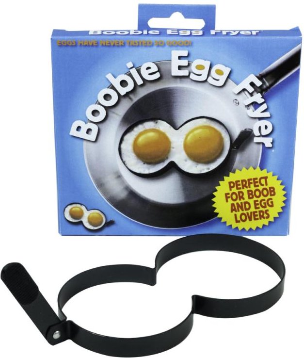 Rude Shaped Egg Fryer Boobs