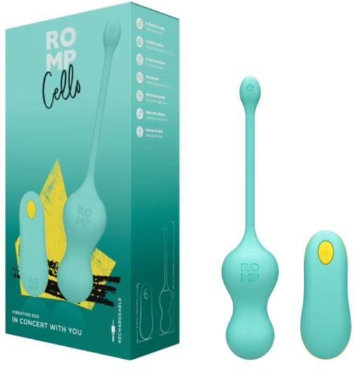 ROMP – Cello Vibrierendes Liebes-Ei – Türkis